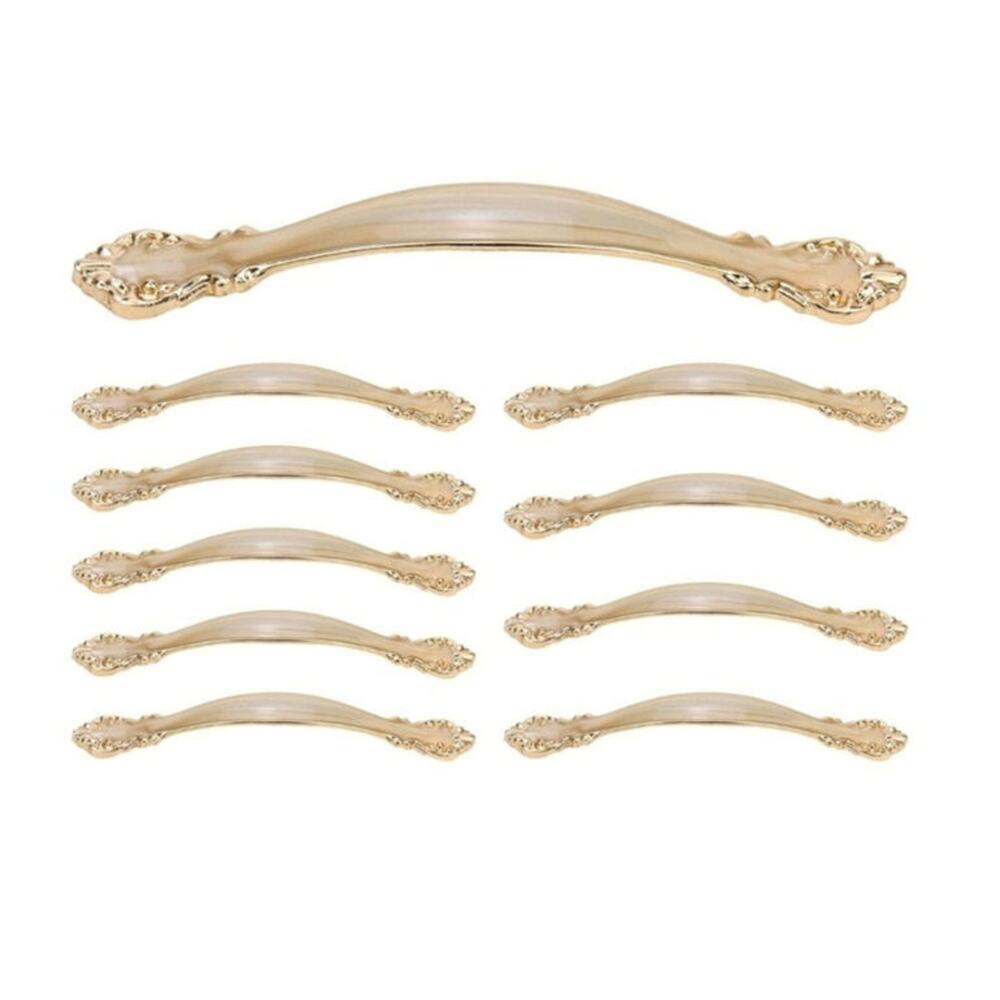 10 Piece Handles Drawer Cabinet Furniture Kitchen Handles Gold S33